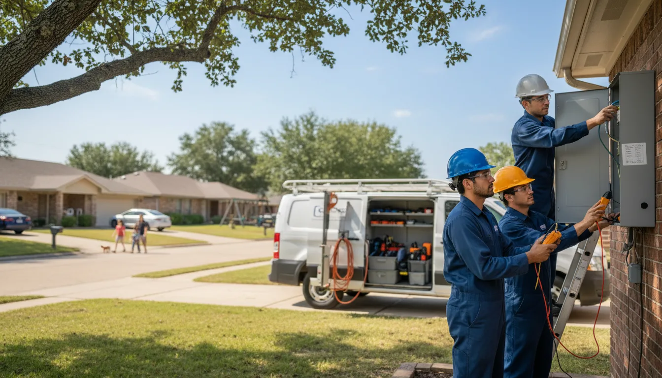 Certified electrician providing emergency electrical services in Ingleside, TX